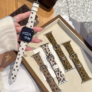 灯芯绒印花修身表带适用苹果Apple表带iwatch10/987654321SE表带