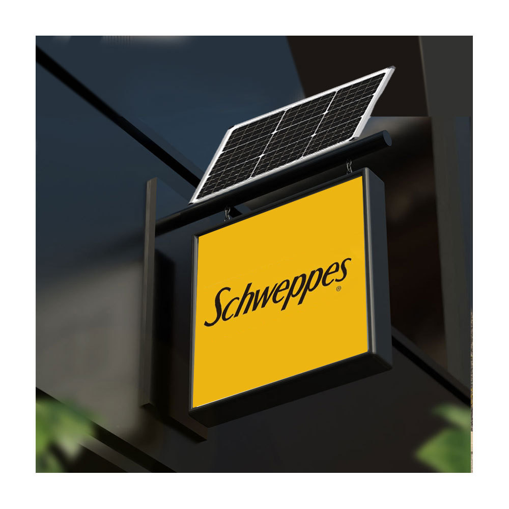 户外太阳能广告牌吸塑灯箱 门头招牌侧招空白灯箱梅桦灯饰