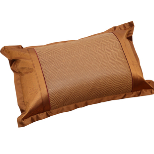 Summer Cooling Mat Pillowcase for Adults, Rattan Pillow Core Cover, Single Ice Silk Pillowcase, Summer Cool Bamboo Pillow Mat, Pair, Buy 2