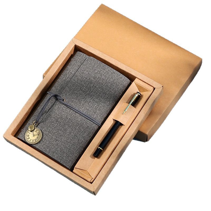 Retro multi-functional strap hand ledger creative A6 loose-leaf notebook custom portable notebook hand gift wholesale