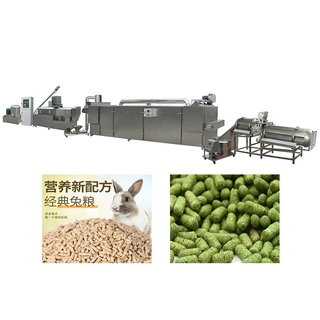 时产300公斤膨化兔粮鸟粮生产线设备 鸟粮兔生产加工设备