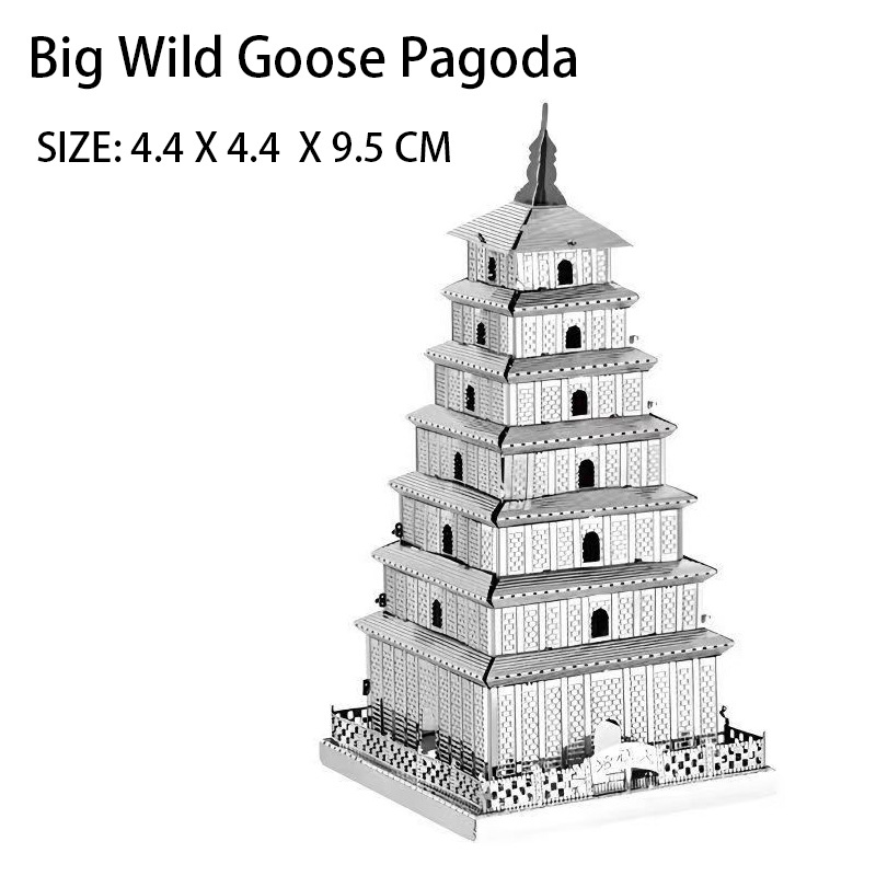 Aipin 3D metal 3D puzzle Building series Notre Dame de Paris belleza durmiente Castillo asamblea modelo regalo cumpleaños