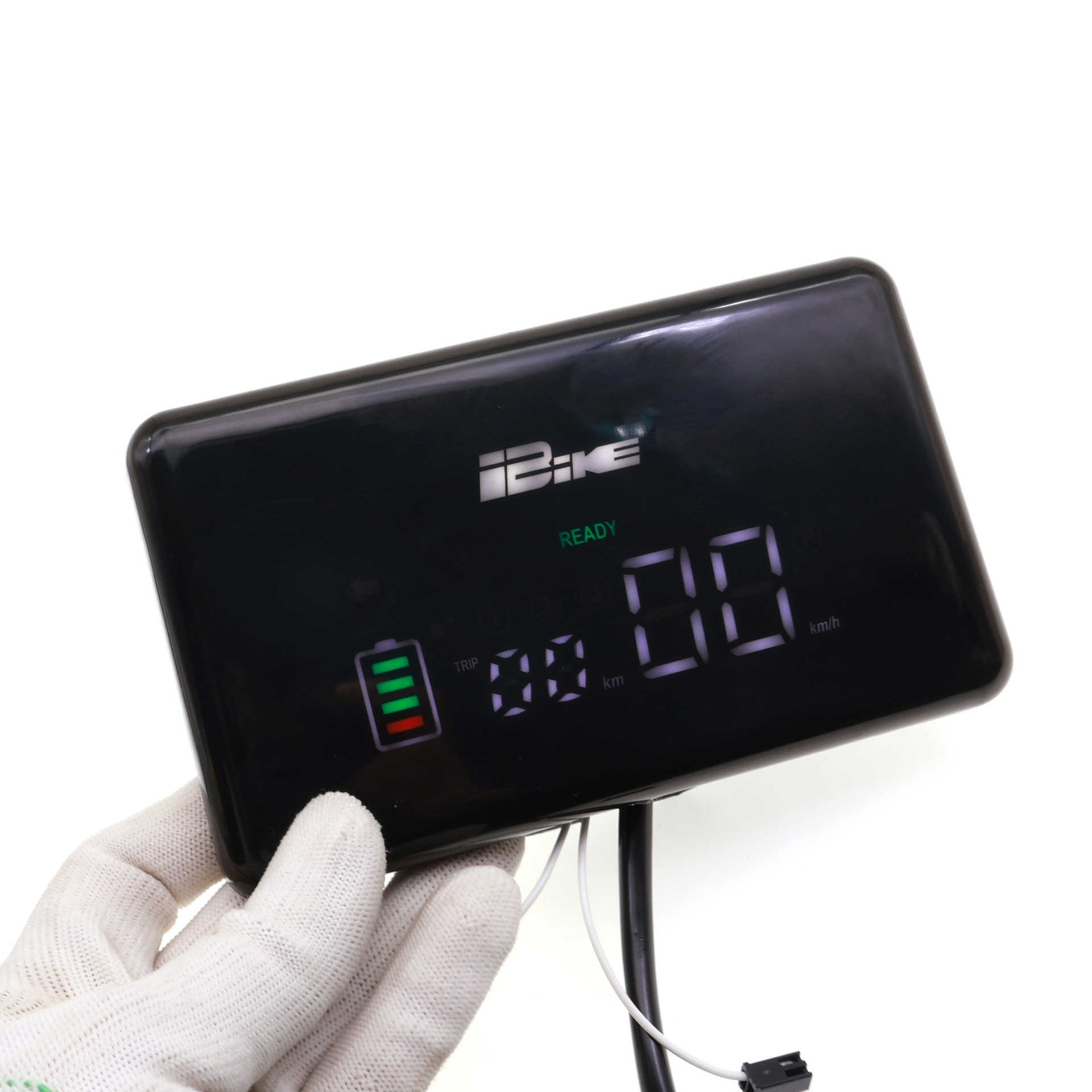 New model of electric vehicle square LED display screen, simple digital meter for 48v60v72v electric scooters