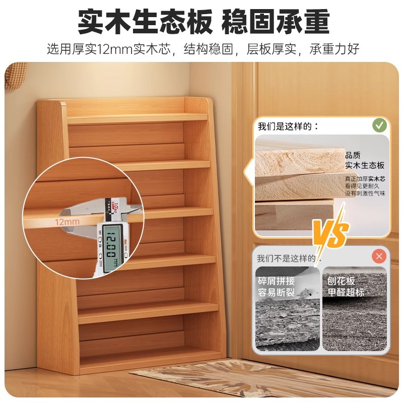 Estante para zapatos, puerta de hogar de varios pisos, interior pequeño y estrecho, atractivo interior 2025 nuevo estante de almacenamiento resistente y duradero, zapatero