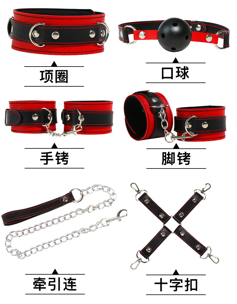 SM Binding Set with Nipple Clamps, Handcuffs & Low-Temperature Candles — detail image 5