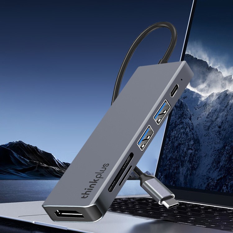 Suitable for Lenovo Extender Type-C/Usb Multi-Function Docking Station, One-To-Multiple Port Hub, Multi-System Compatible