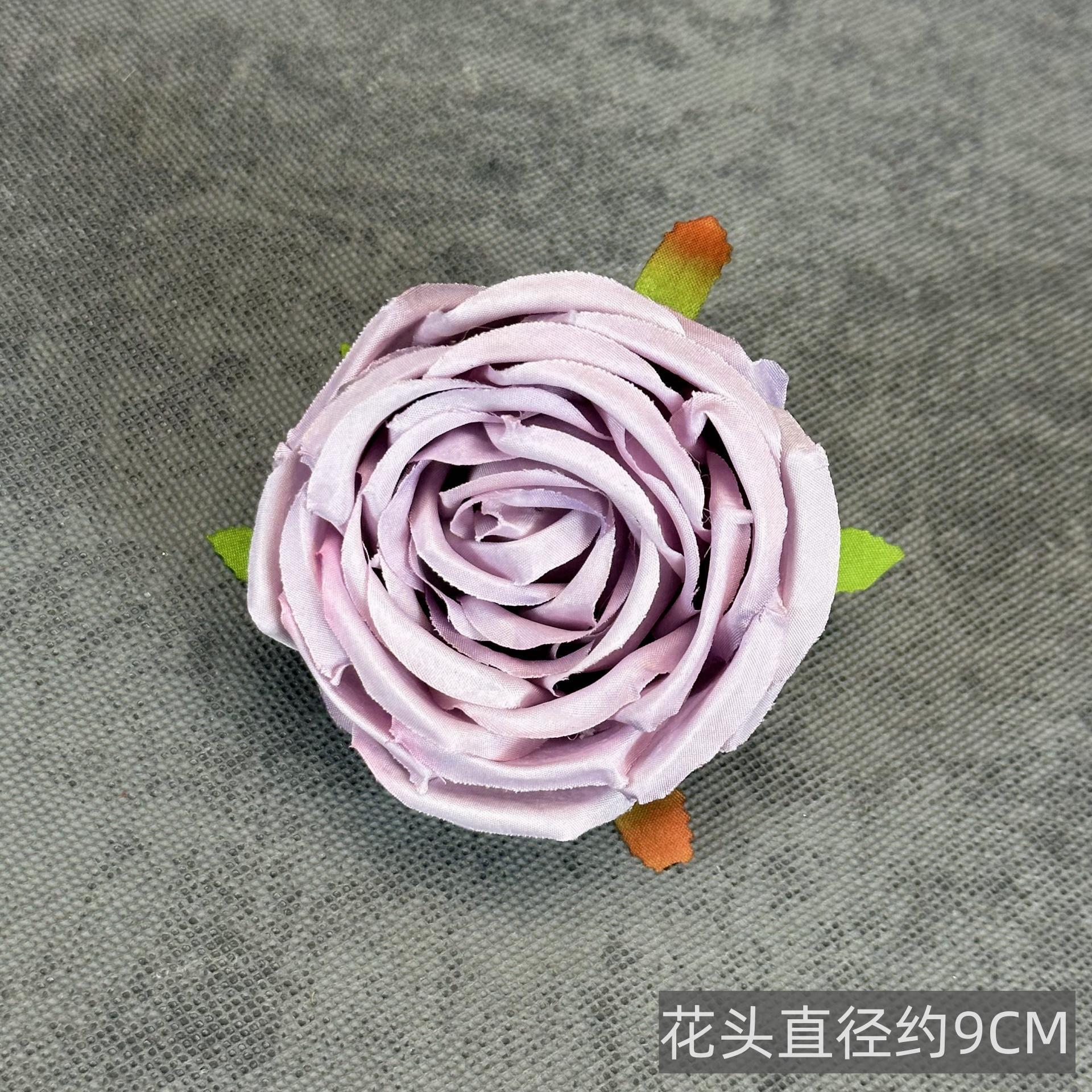 Franela artificial flor Rosa cabeza ramillete rojo boda flor pared tiro apoyos flor artificial arco flor artificial al por mayor