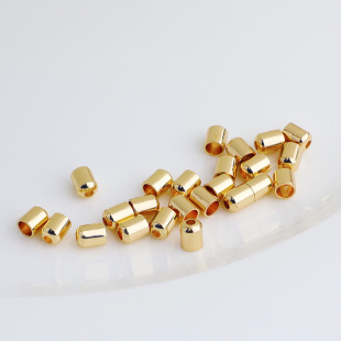 14K����ɫ���K��βñ ����5*4mmƤ�Kβñ diy�ֹ��A�Kñ��β��