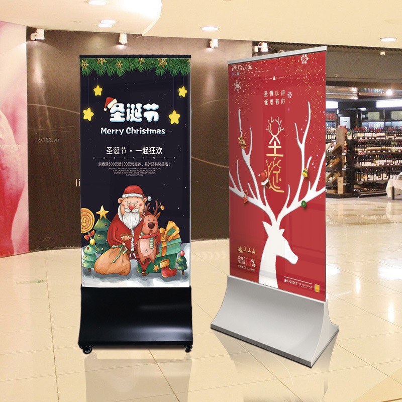 不锈钢展架不锈钢丽屏玻璃丽屏玻璃立牌商场丽屏展架售楼处丽屏