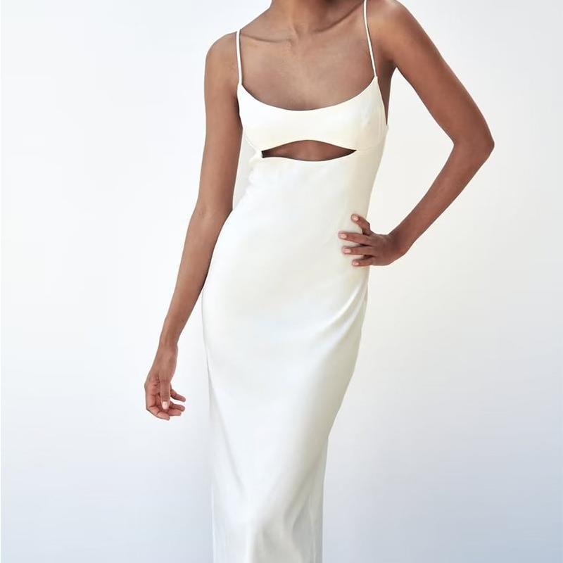 Model Wearing Summer Dress