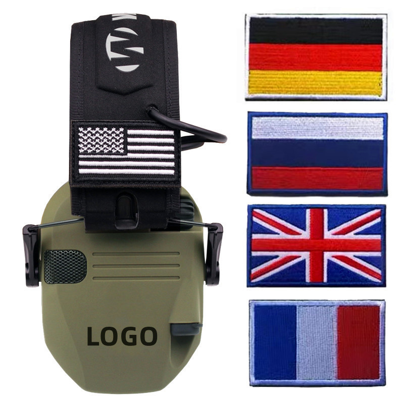 Venta caliente de Amazon Disparo de reducción de ruido Disparos de protección táctica Orejeras de recolección de sonido electrónico Auriculares profesionales de doble trigo al por mayor