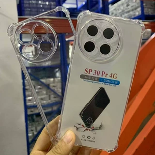 适用TECNO Spark 50 4G四角防摔套传音透明手机壳泰克诺TPU保护套