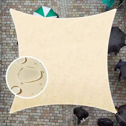 Outdoor four corner sunshade sail triangular sunshade cloth garden courtyard waterproof canopy balcony swimming pool sunshade net multi-color