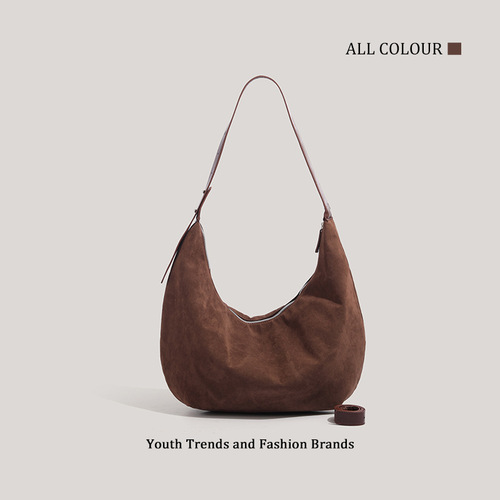 2025 Autumn/Winter Sanding Classic Versatile Crossbody Canvas Shoulder Bag for Small and Unique Large Capacity Wholesale Cross-border