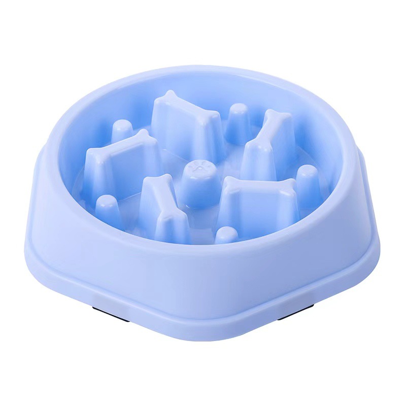 Fábrica al por mayor estilo casero hueso anti-estrangulamiento Slow Food Bowl perro tazón hogar estilo hueso anti-estrangulamiento perro Slow Food Bowl