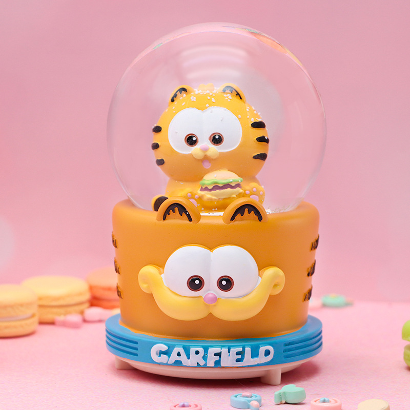 Romántico secreto bosque bola de cristal luminosa caja de música caballo blanco creativo decoración de escritorio de niña regalo de estudiante al por mayor