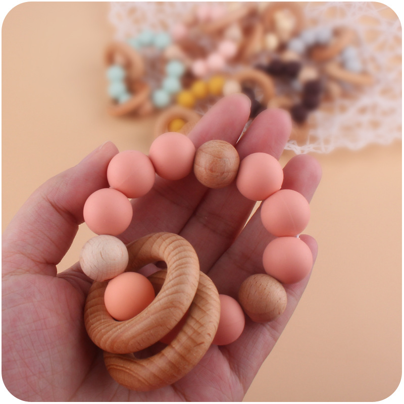 Comercio exterior de dientes de bebé pulido pulsera de juguete bebé mordedor juguete AliExpress Amazon nuevo juguete