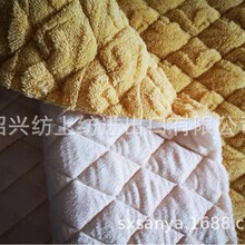 新款现货单面双面舒棉绒提花 麻花复合棉衣 加厚夹棉绗缝家居服面
