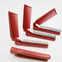 FASHIONABLE HAIR COMB, NEW WOOD-WRAPPED FOLDING PONYTAIL COMB, FOLDING COMB MANUFACTURER, FOLDABLE