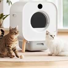 55L超大容量8kg猫咪自动如厕猫砂盆黑科技除臭监测数据智能猫厕所