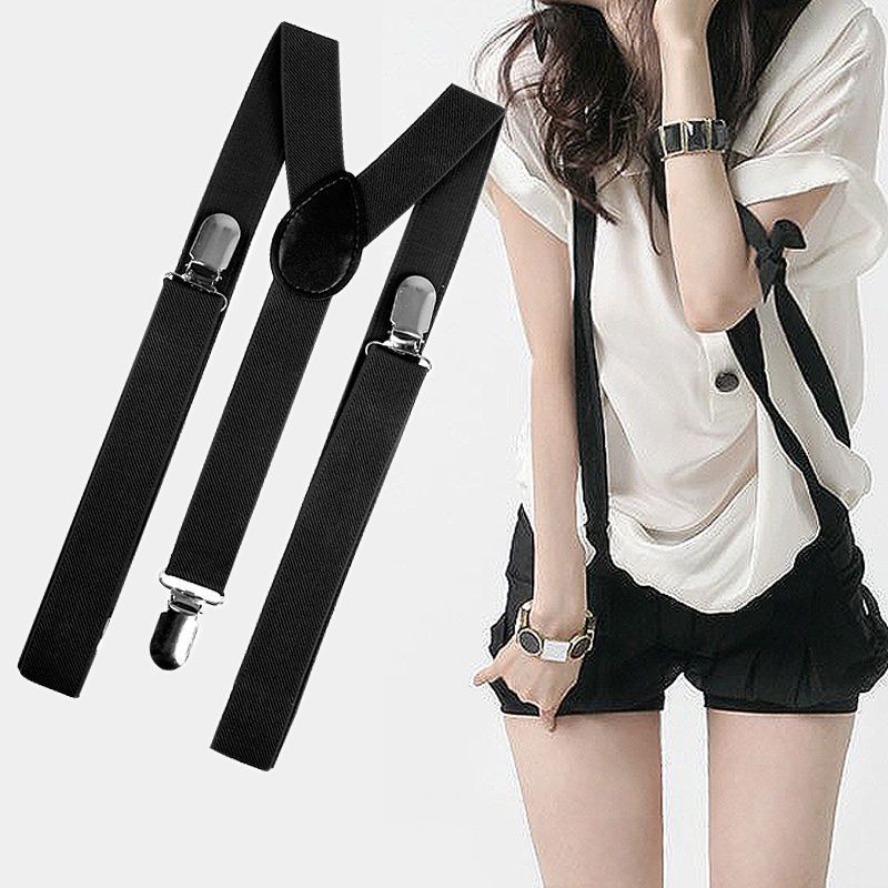Universal Suspenders for Men and Women, Suspenders, Pants Suspenders, Pants Suspenders, Pants Suspenders, British Accessories, Black