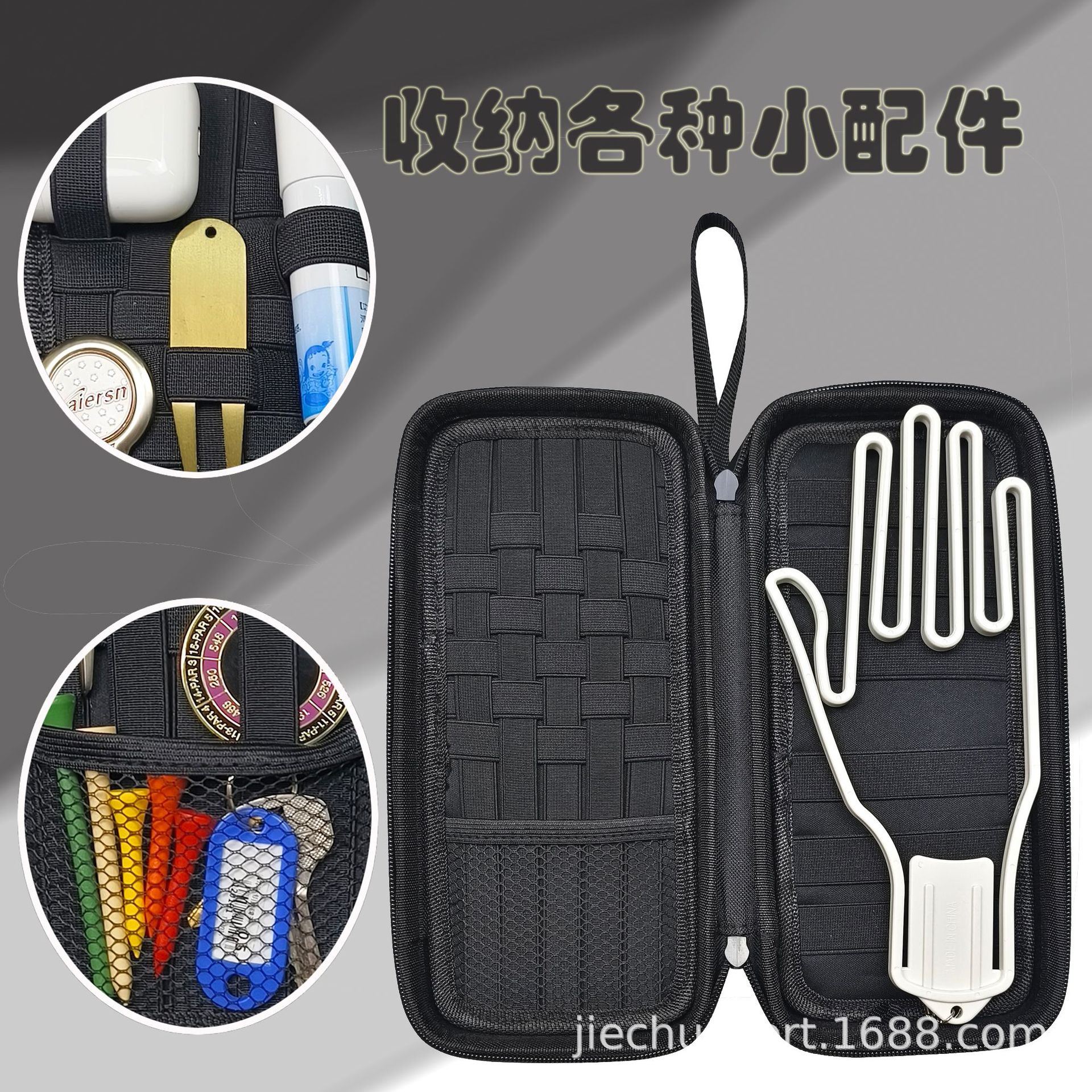 Guantes de golf soporte cubierta protectora Eva bolsa de almacenamiento guantes portátiles accesorios de soporte caja de organización