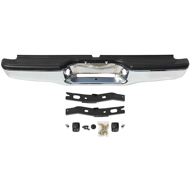 Adecuado para Toyota TACOMA parachoques trasero 95-04 TACOMA puerta trasera pedal de galvanoplastia parachoques trasero