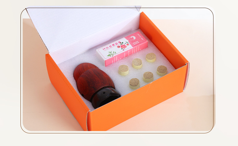 Bian Stone Facial Moxibustion Cup Portable Warm Therapy Tool with Guasha Edge for Home Beauty Care 200g preparation