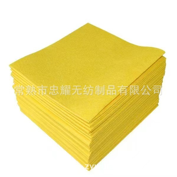 厂家生产天然植物纤维黏胶纤维吸水针刺无纺布清洁抹布抹布卷材