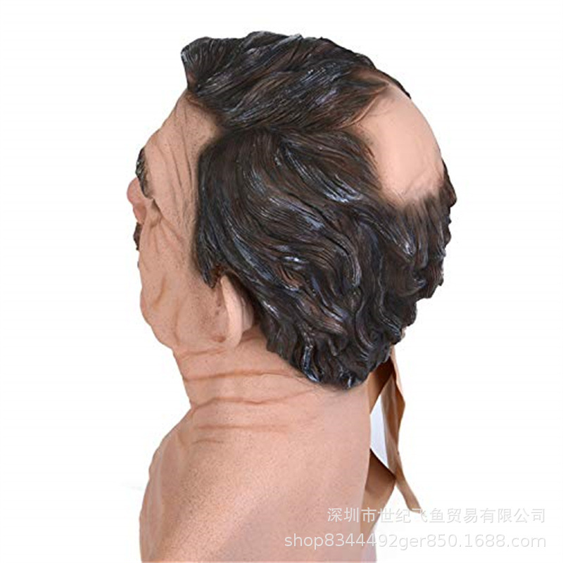 Máscara de Halloween transfronteriza apoyos de rendimiento mascarada horror simulación de látex sombrero caliente