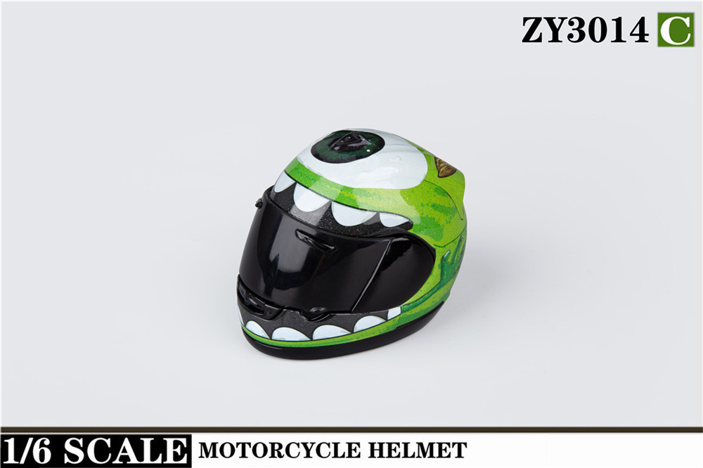 1:6 ZYTOYS ZY3014 Motorcycle Helmet Model Toy Fit 12