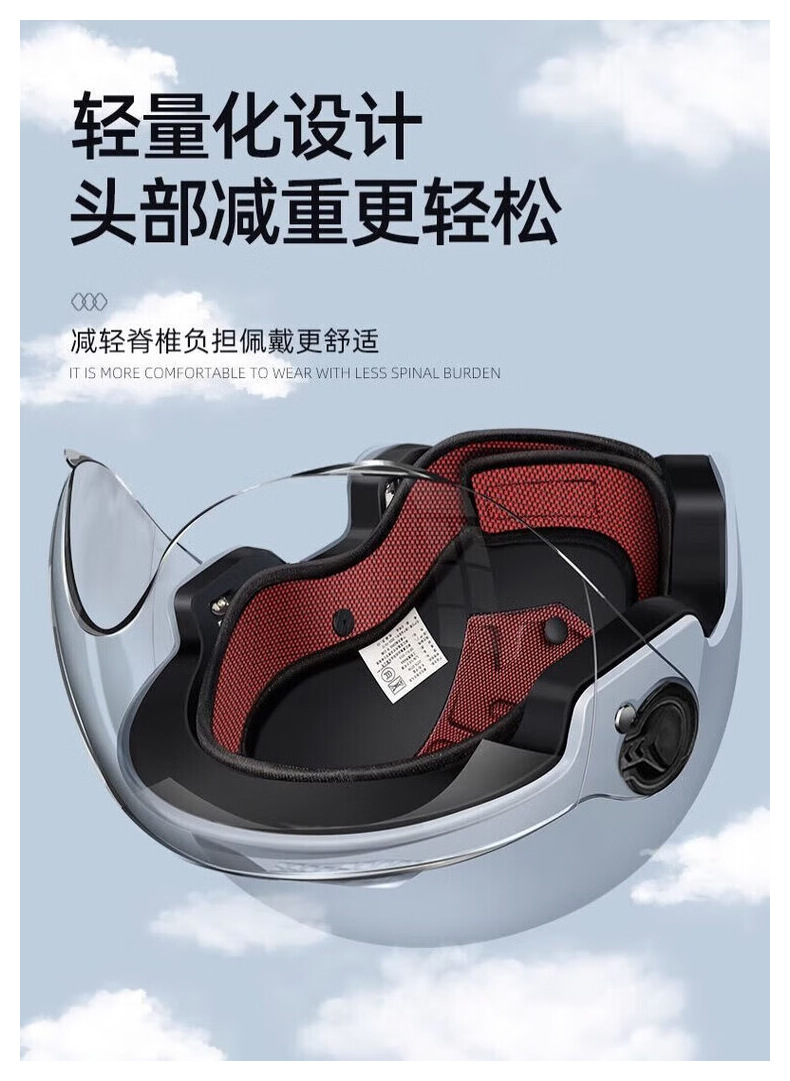Savillan National Standard 3C Certified Electric Battery Autumn and Winter Car Helmet Men and Women Summer Sun Protection All-Season Half Helmet