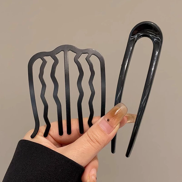 Black seven-tooth model (set of two)