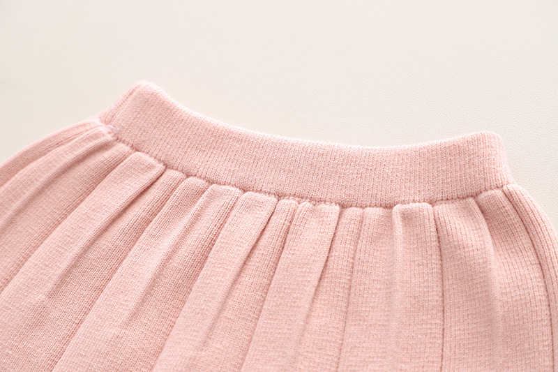 Mädchen pullover kleid, herbst und winter neue jacquard stil, gestrickte zwei-stück set, baby mädchen reverse ausschnitt, lange_voghion.com