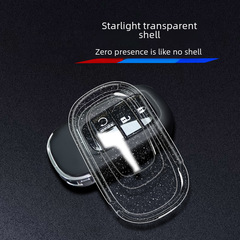 適用本田十一代思域鑰匙包URV雅閣冠道智能遙控汽車透明鑰匙套