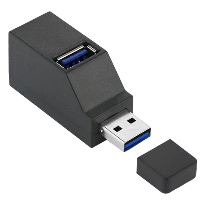 Портативный многоинтерфейсный концентратор с прямой вилкой, разветвитель USB3.0, высокоскоростной внешний концентратор
