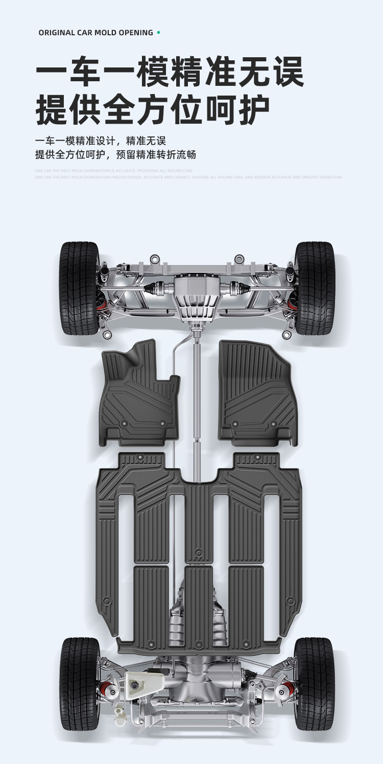 Suitable for 23-26 Models of Xpeng X9 Cars, Special Tpe Floor Mats for Left and Right Steering, Trunk Mat, and Backrest Cushion