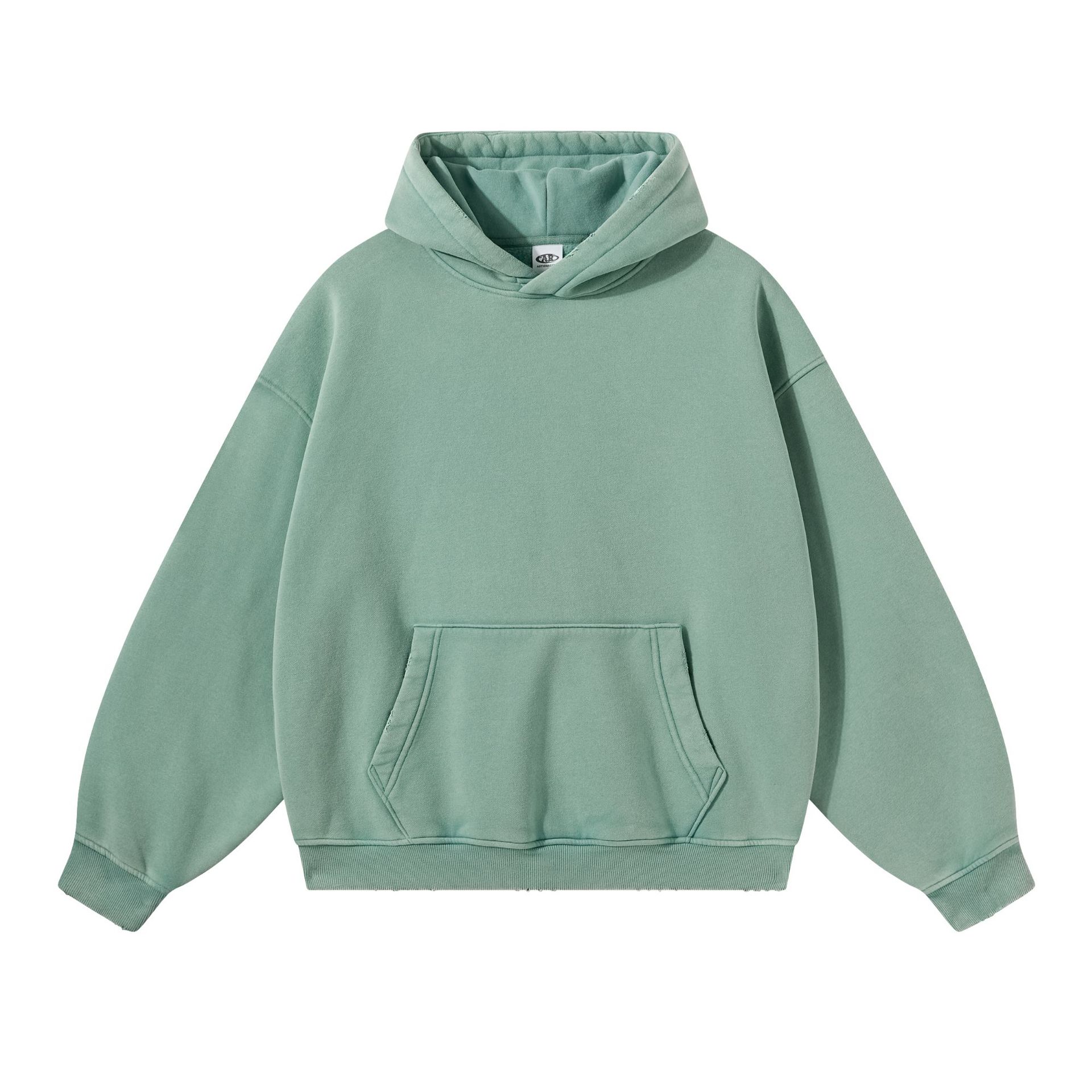 Transfronterizos de gran tamaño americano retro hombre suéter pesado chaqueta suelta Europa y América hombre sudadera con capuchón hombre