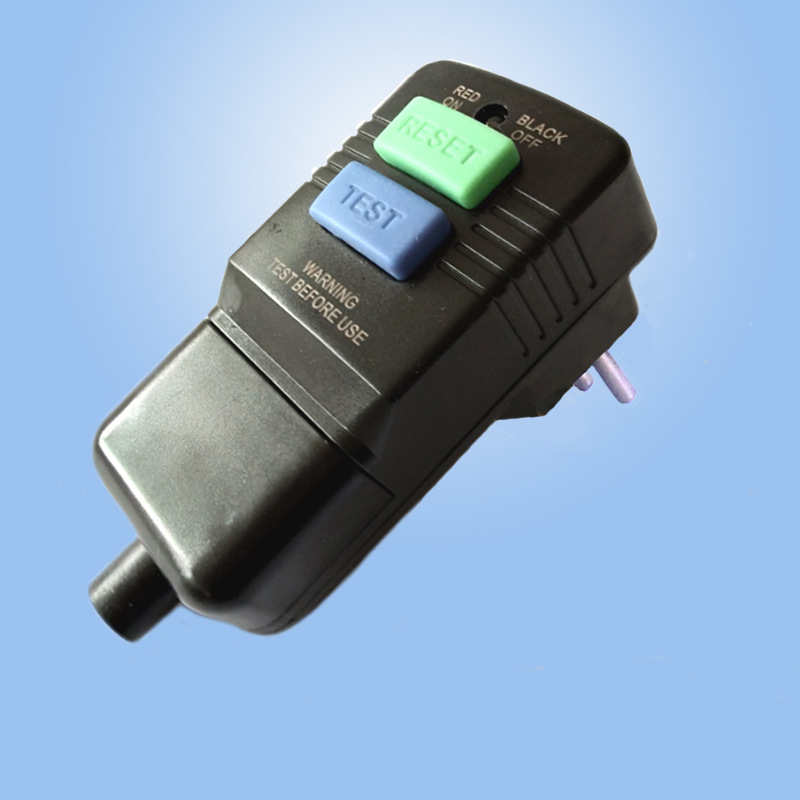 供应16A欧标德标漏电保护防水浪涌保护插头 韩国俄罗斯电安全插头