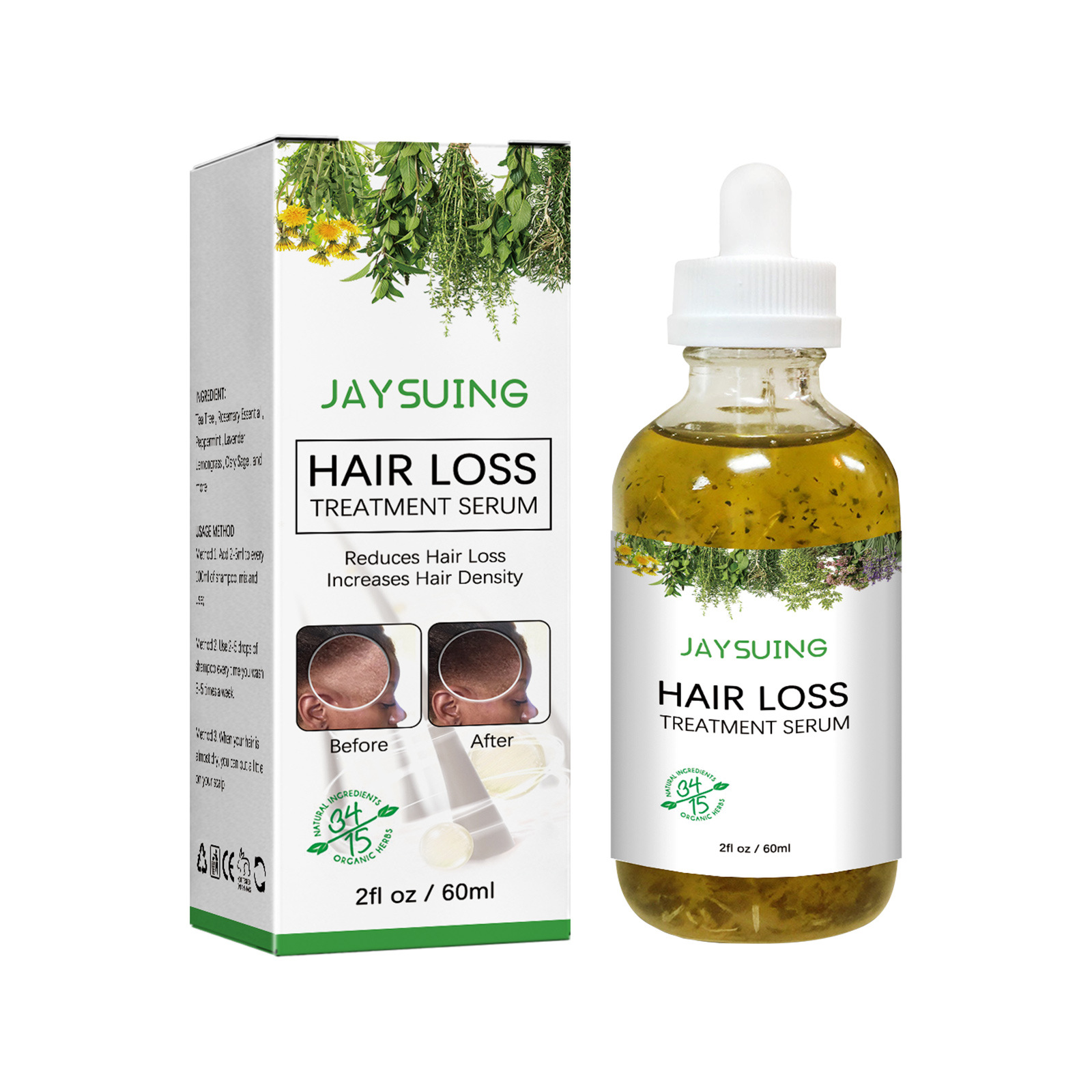 Massage Jayswing Essence Kopfhaut Tonic Öl starkes Haar_voghion.com