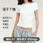 修身健身圆领短袖t恤