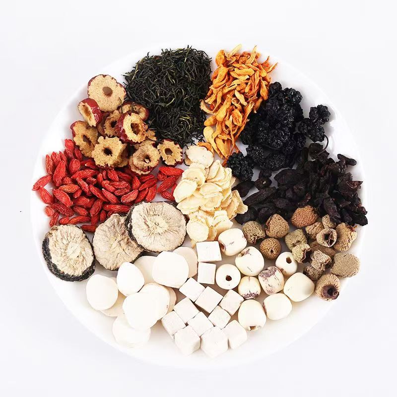 Ginseng Ten Treasure Tea Ren Shen Shi Bao Cha 5g x 20 Pyramid Tea Bags Herbal Wellness Blend quality and texture