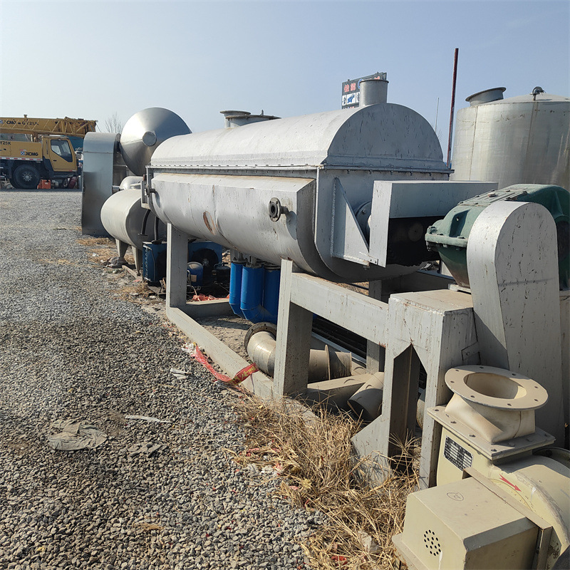 二手双轴桨叶干燥机 真空污泥干燥设备 不锈钢桨叶干燥机