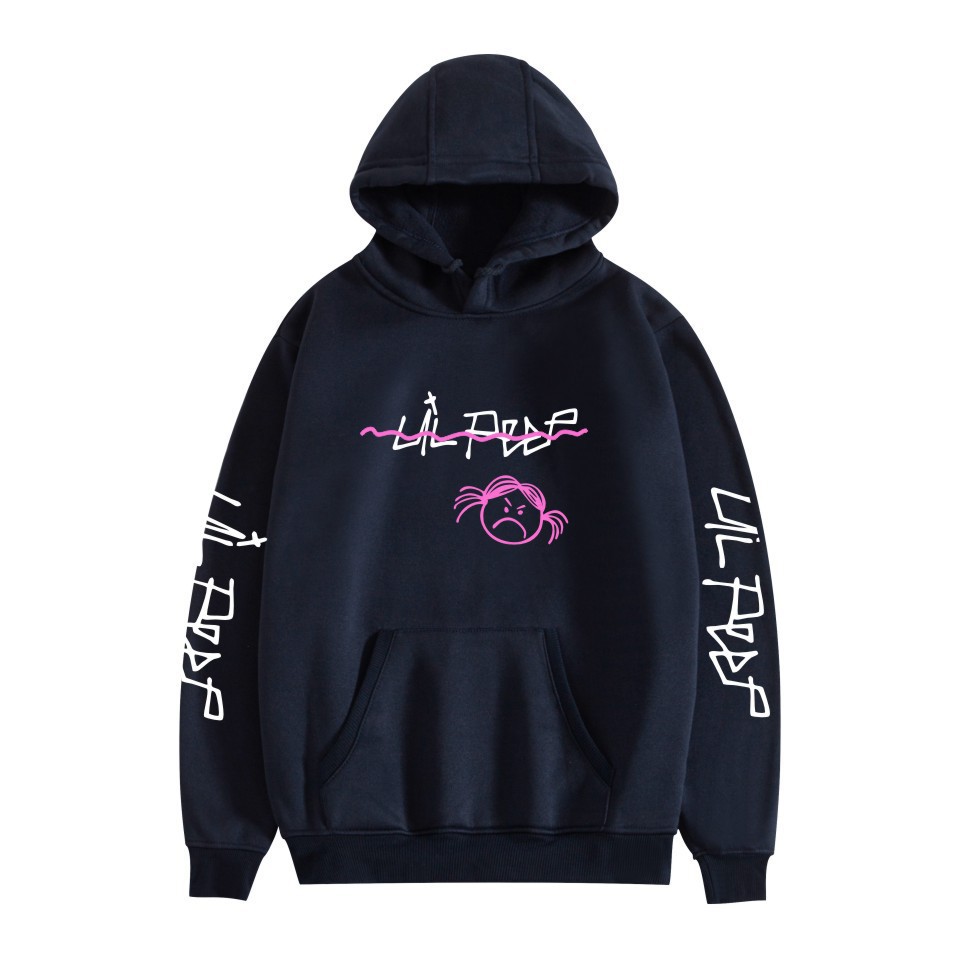 Tendencias europeas y americanas Li street con capucha suéter de cuello redondo con capucha suéter de pareja de otoño e invierno suelto casual