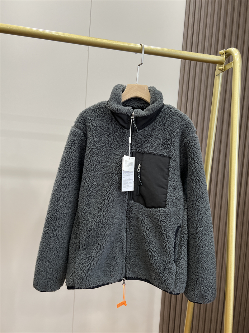 Men's Woolen Silhouette Cropped Jacket