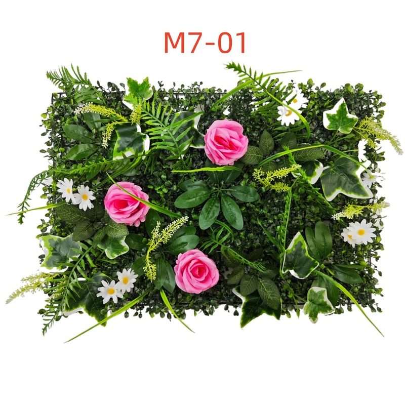 人造植物墙仿真立体绿植墙面挂式塑料假草坪门头阳台室内外装饰|undefined