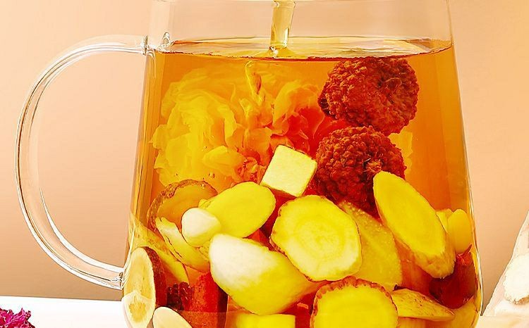 Xingren Qibai Drink Almond Seven White Herbal Tea 100g Bag 10 Cold Brew Sachets Sugar Free Wellness Blend overview