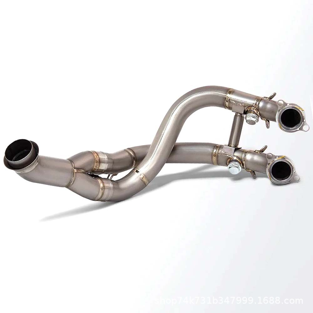 Suitable for Duke 790 890 890R Duke790 Adv Modified Exhaust Pipe Front and Middle Stainless Steel