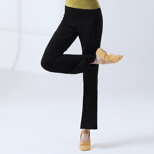 Dance practice pants, micro-flare pants, women's modern classical dance training, slimming body suit, yoga dance, square dance suit