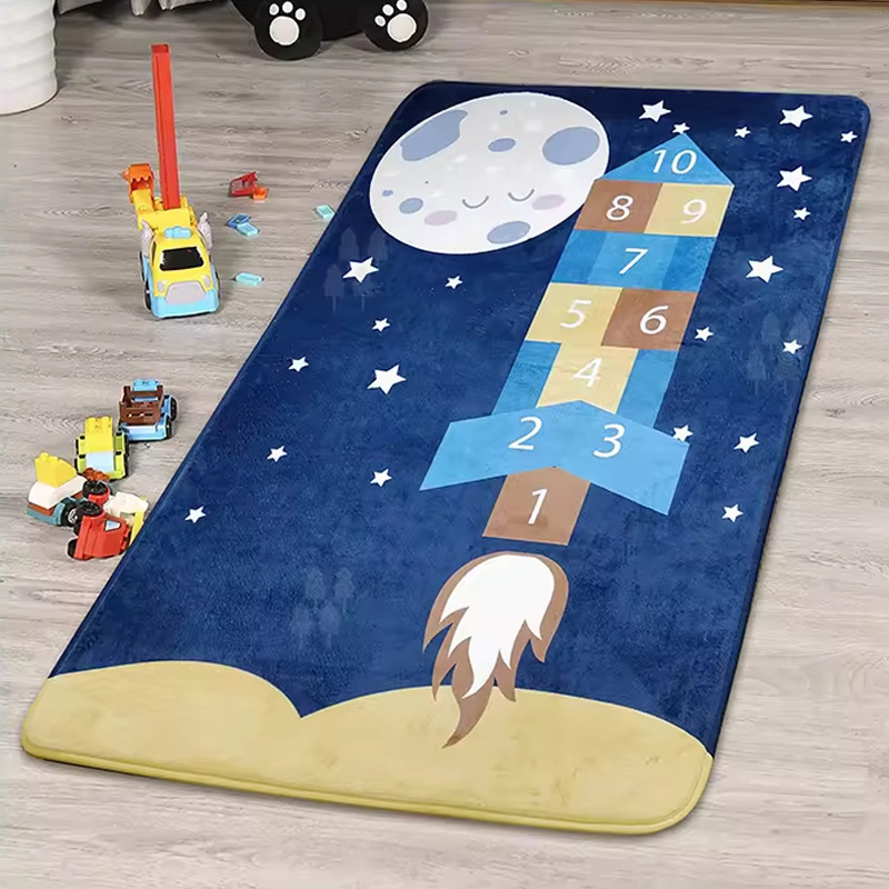 Children's cartoon cute game mat for living room for bed